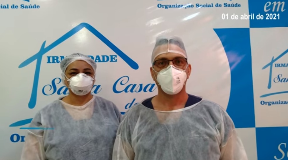 Profissionais da Santa Casa de Birigui, fazem apelo para a população