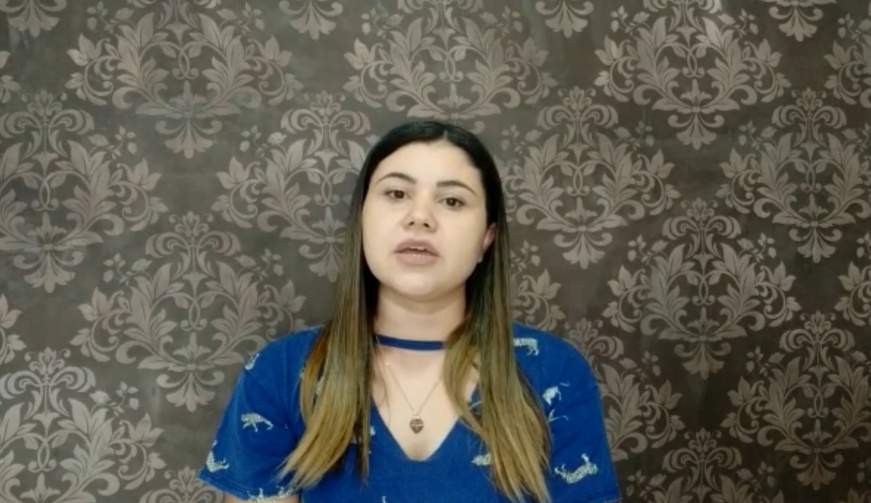 Semana da enfermagem – Homenagem da ex paciente Aline