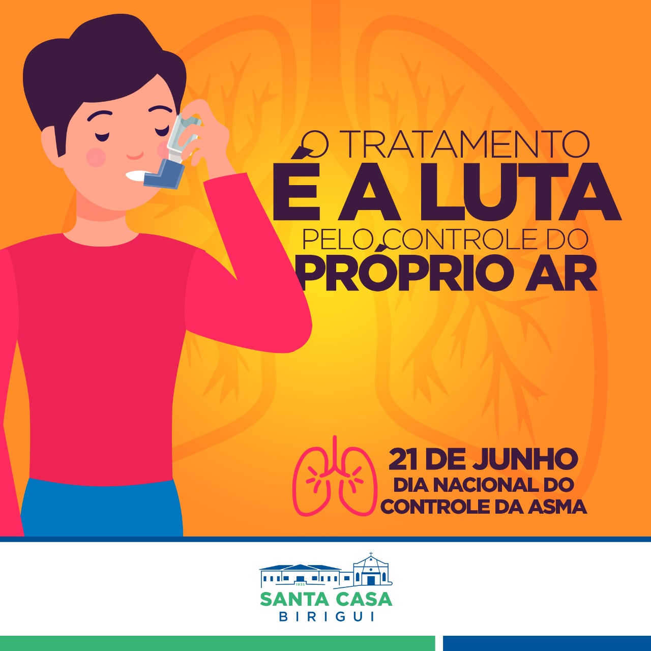 21 de junho, Dia Mundial de Controle da Asma