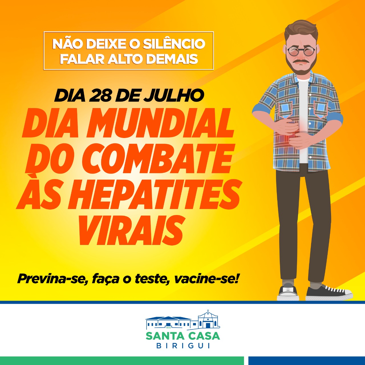 28 de Julho – Dia Mundial das Hepatites Virais
