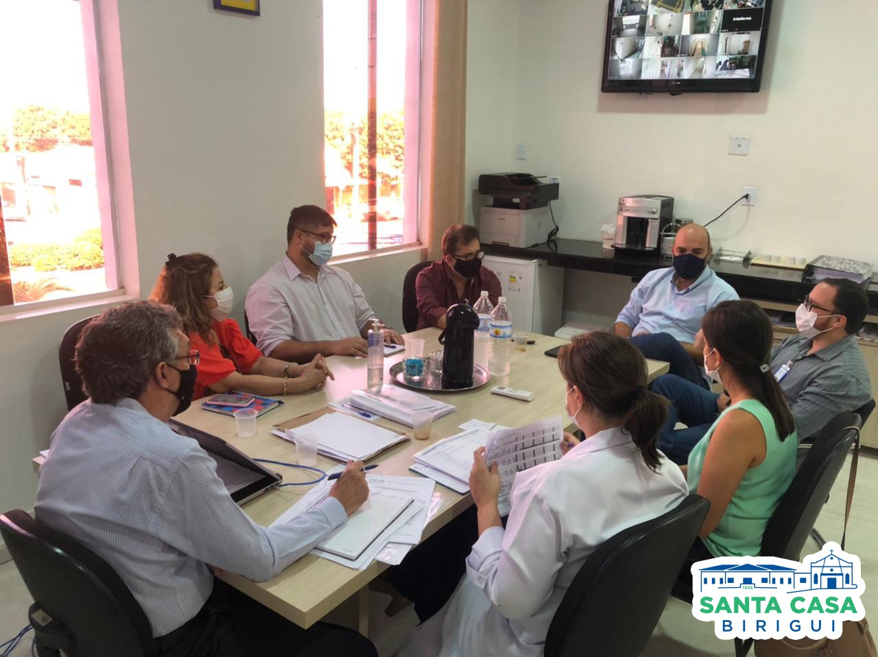 Reunião discute novas estratégias e melhorias para a Santa Casa