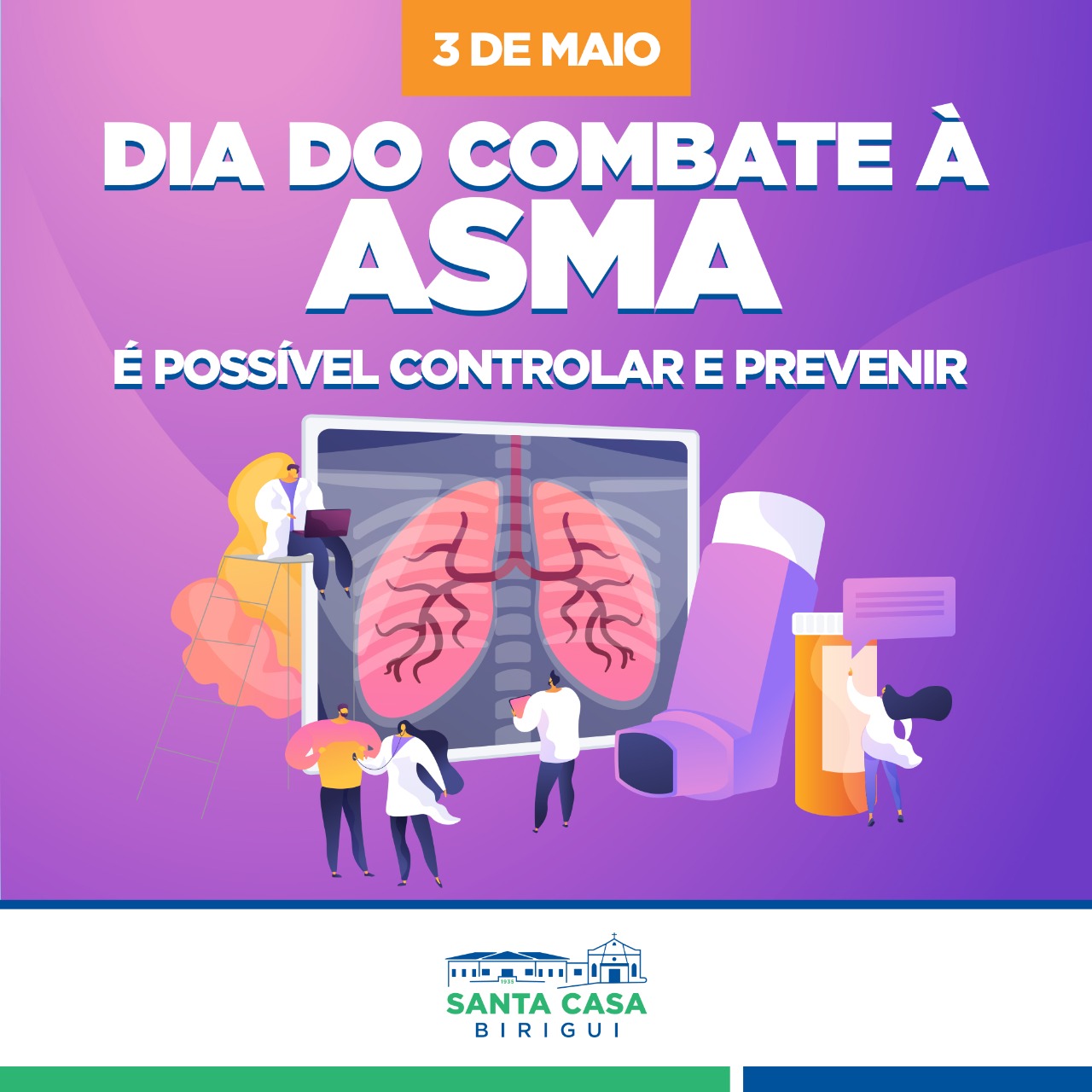 03 de maio – Dia do Combate à Asma