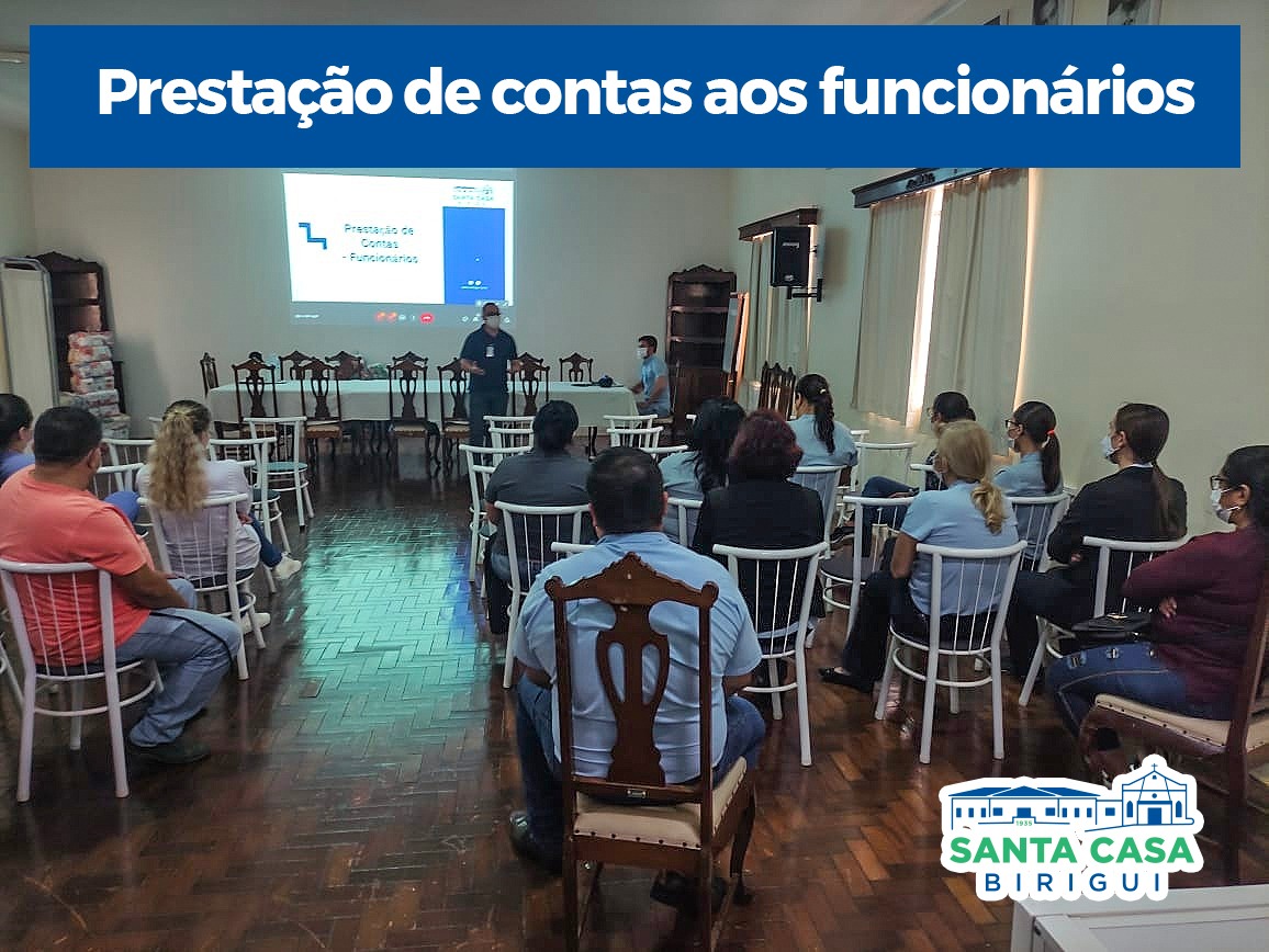Santa Casa realiza prestação de contas à colaboradores