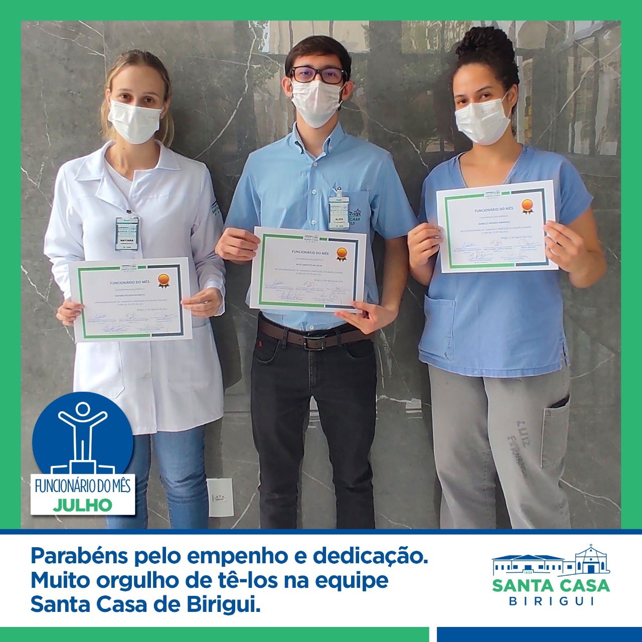 Parabéns a nossa equipe!