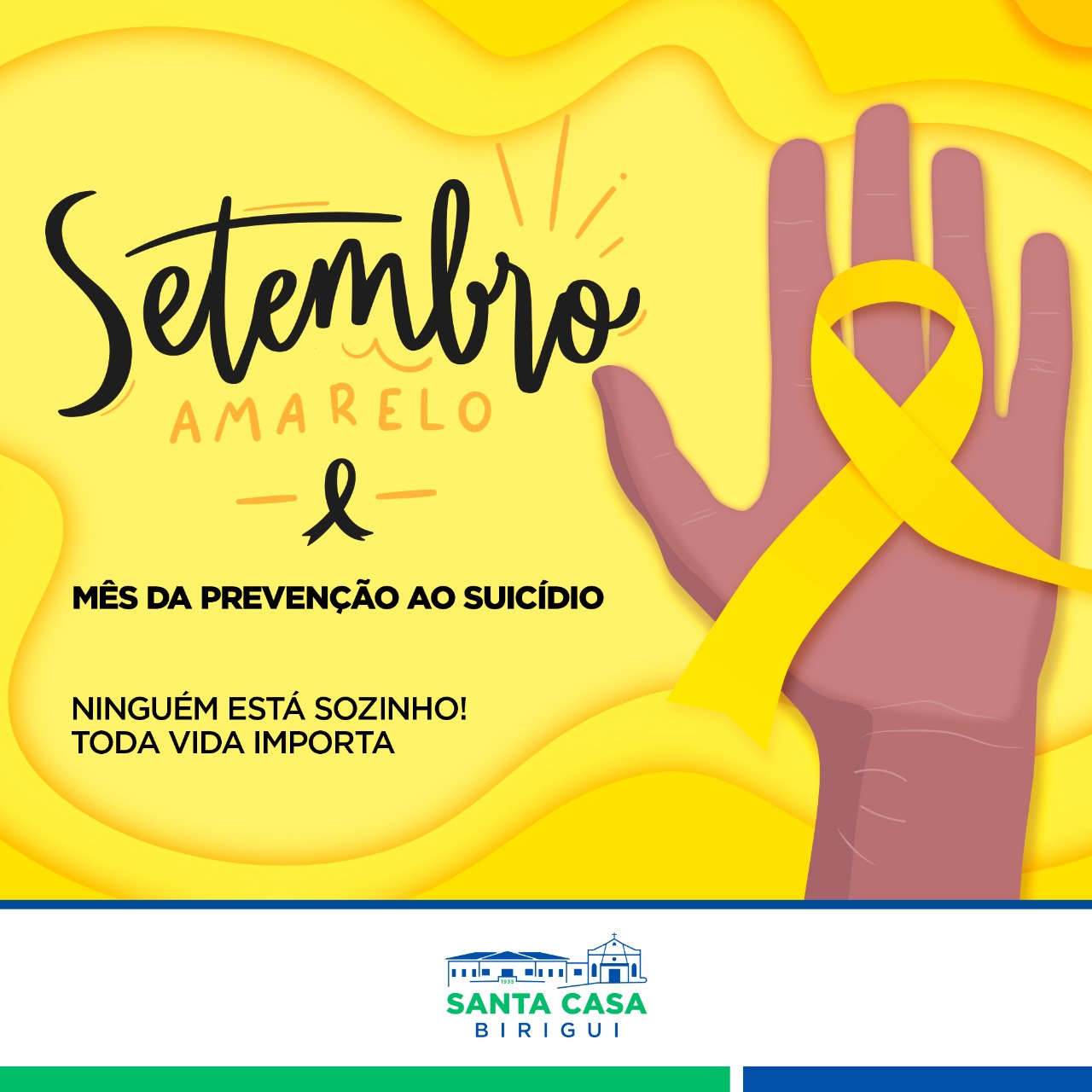 Setembro Amarelo – Mês de prevenção ao suicídio
