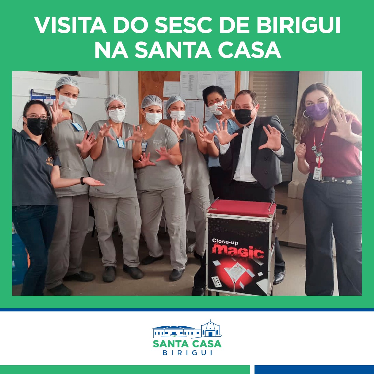 SESC Birigui visita Santa Casa