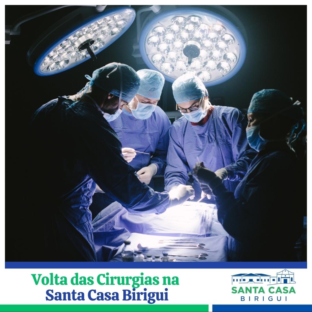 Volta das Cirurgias Eletivas na Santa Casa Birigui