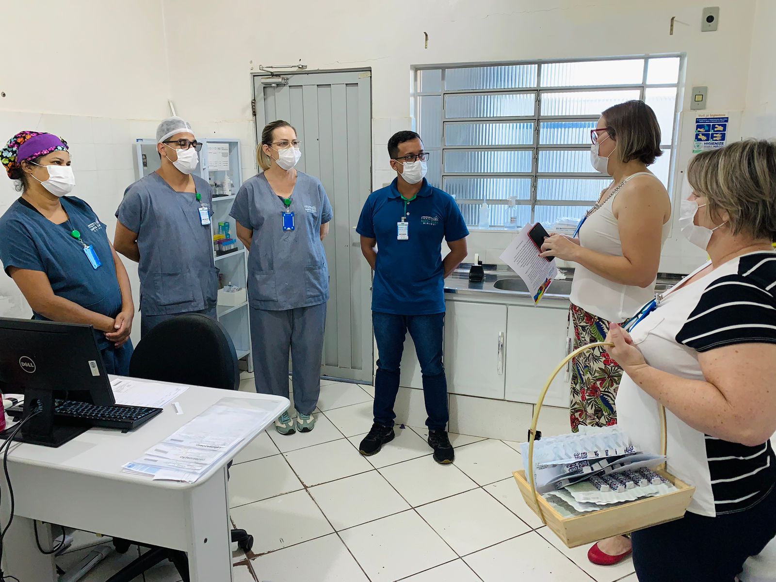 Janeiro Branco: Santa Casa faz ação para conscientizar colaboradores sobre o cuidado com a saúde mental