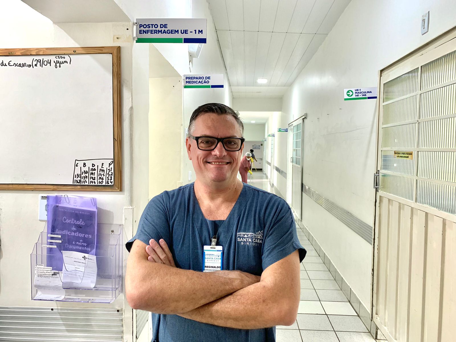 Com 24 anos de profissão, Sartori lembra que ser enfermeiro é “cuidar do próximo com amor”