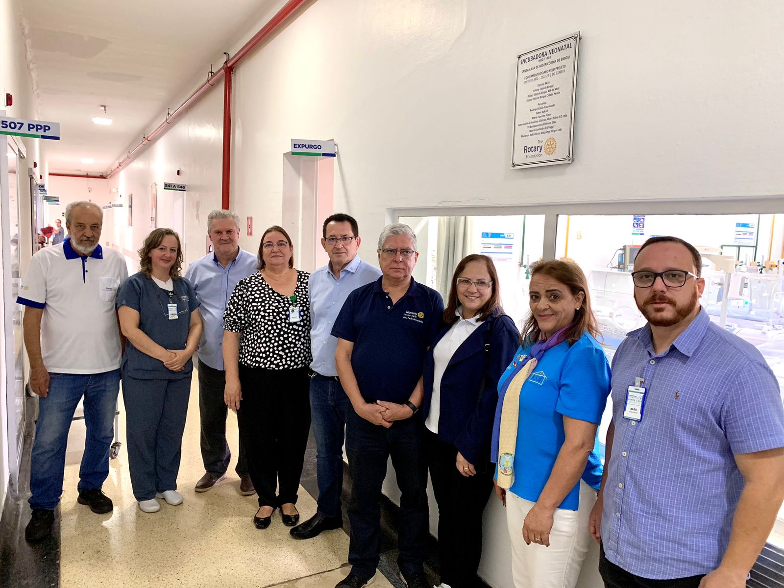 Santa Casa recebe visita do governador do Distrito 4470 do Rotary Internacional