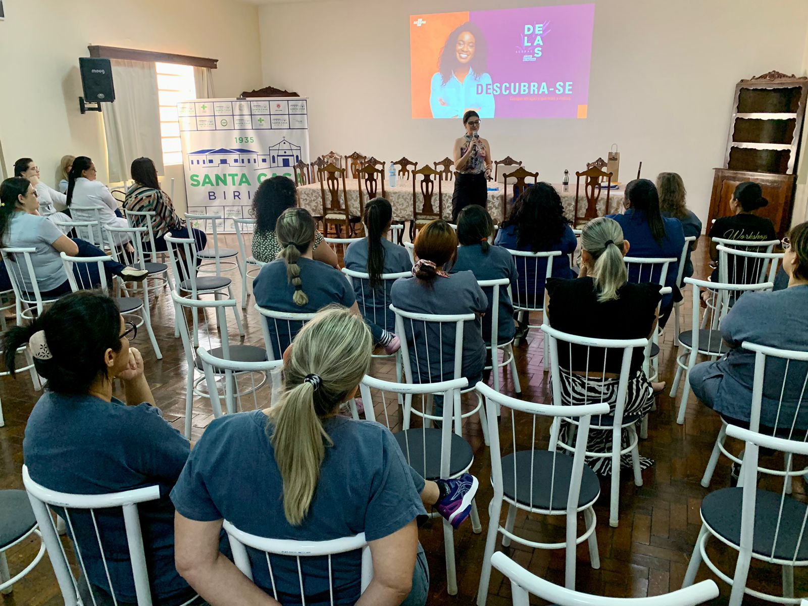 Sebrae promove palestra sobre inteligência emocional para mulheres da Santa Casa
