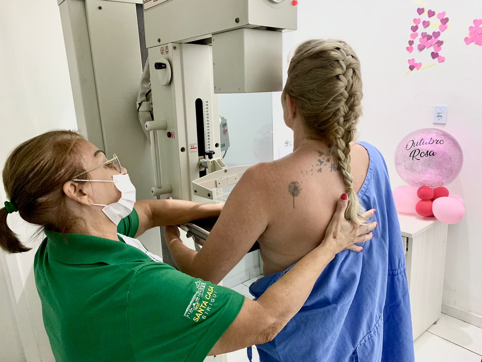 Santa Casa oferece exames preventivos para colaboradoras no Outubro Rosa