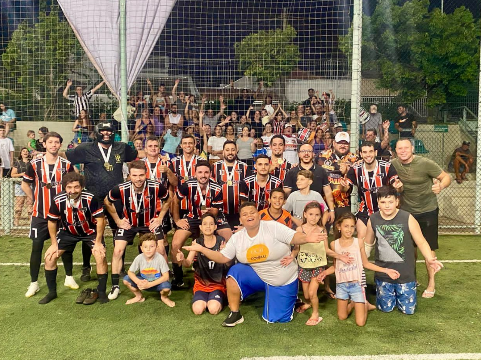 Time de futebol society da Santa Casa de Birigui é campeão invicto da Copa Sesc