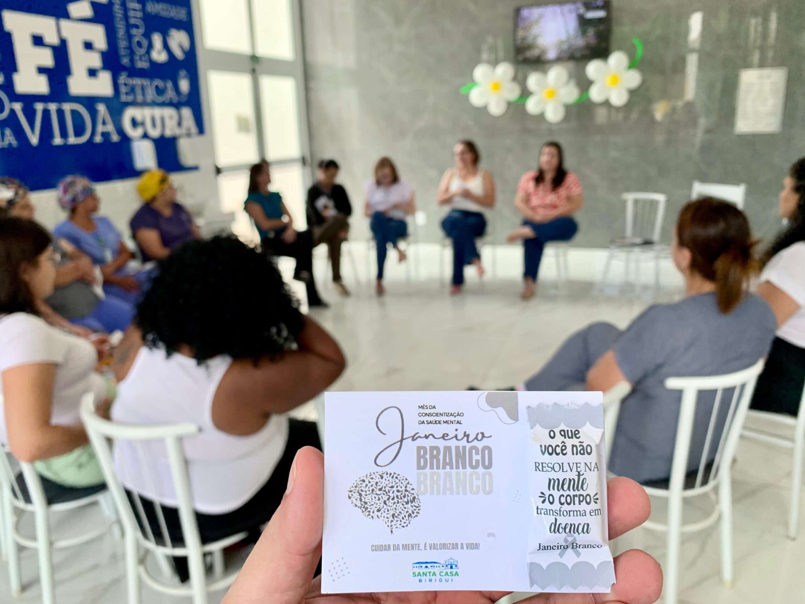 Santa Casa promove ações para conscientizar sobre a importância da saúde mental