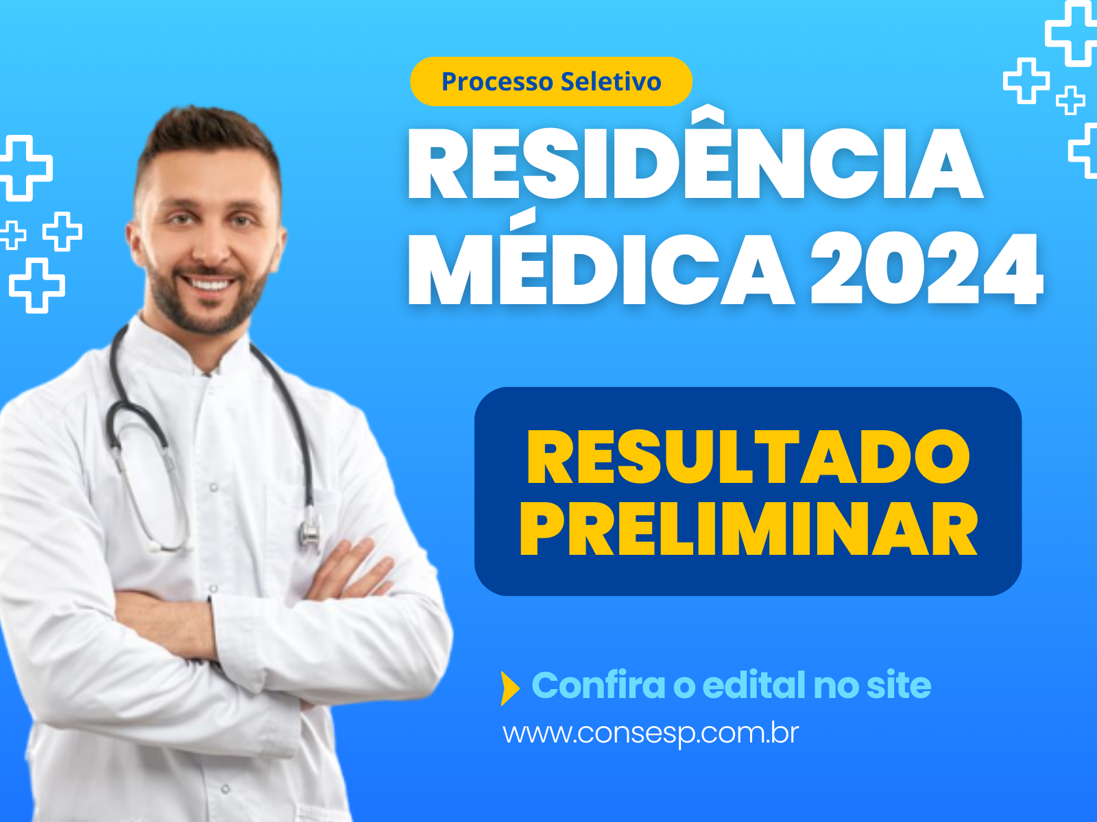 Coreme divulga resultados da prova e da avaliação curricular da Residência Médica