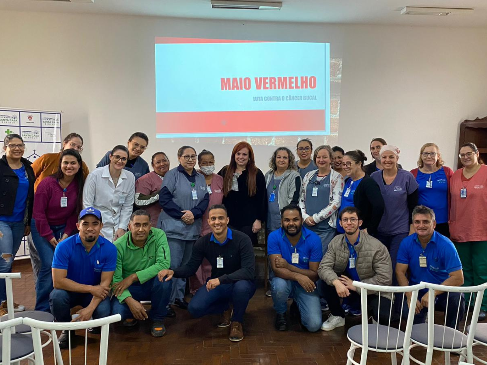 Maio Vermelho: palestra fala sobre o autoexame na proteção contra o câncer bucal