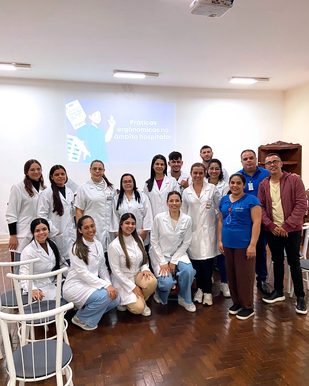 SESMT e ETEC promovem palestra sobre ergonomia para colaboradores da Santa Casa de Birigui