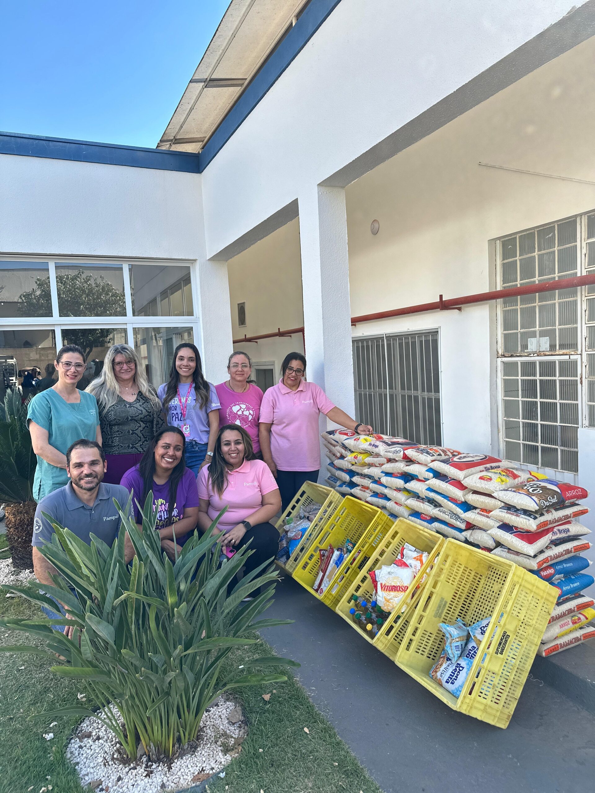 Santa Casa de Birigui recebe doação de mantimentos da empresa Pampili